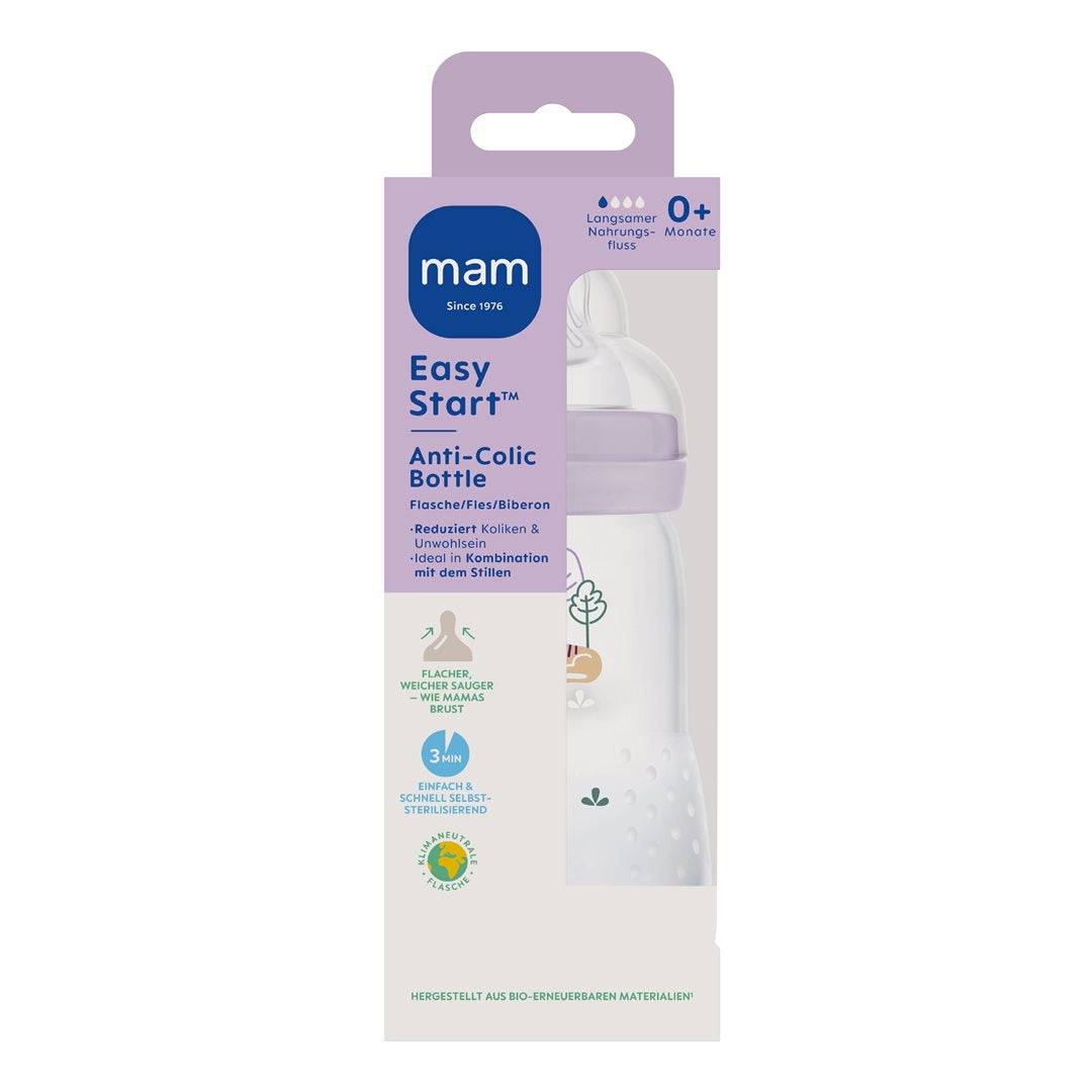 MAM Easy Start Biberon 260 ml Fille | Confort &amp; Sécurité