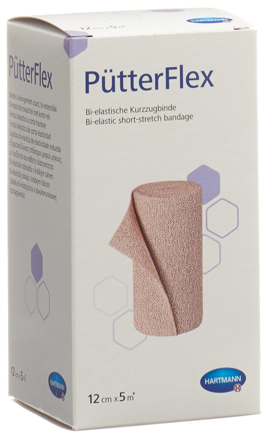 Pütter Bandage Élastique 12 cm x 5 m | Soutien et Confort