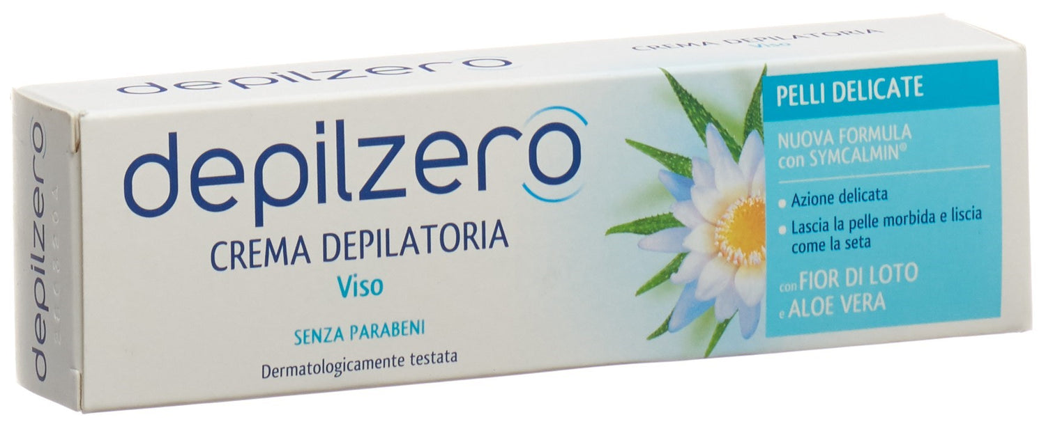 DEPILZERO Crème Dépilatoire Visage Douceur &amp; Efficacité | Tube 50 ml