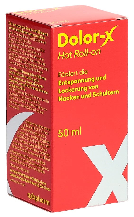 DOLOR-X Gel Chauffant Douleur Musculaire | Roll-on 50 ml