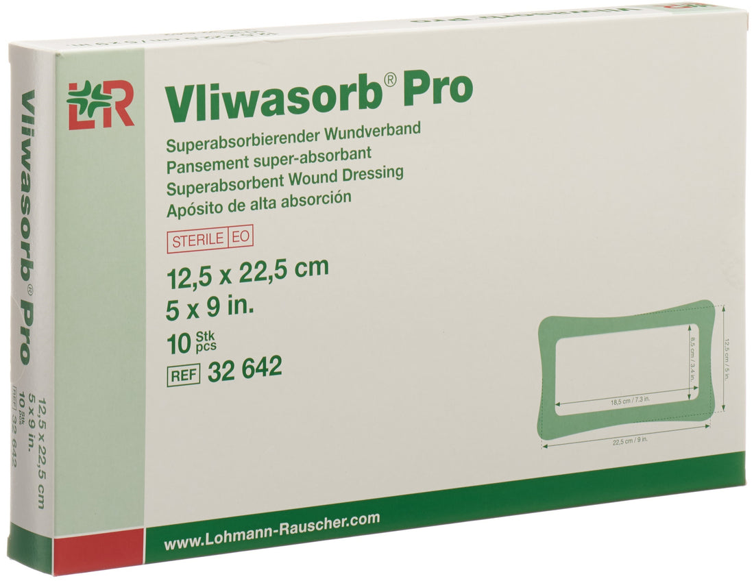 VLIWASORB Pro pansemement 12.5x22.5cm 10 pce