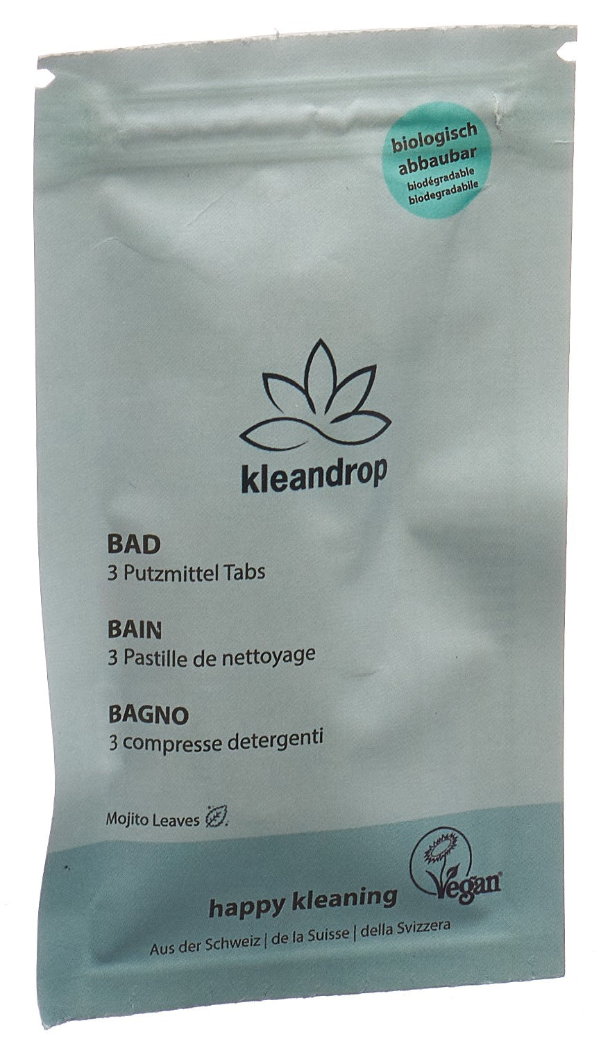 KLEANDROP Nettoyant Bain 3 Pièces | Efficace et Rapide