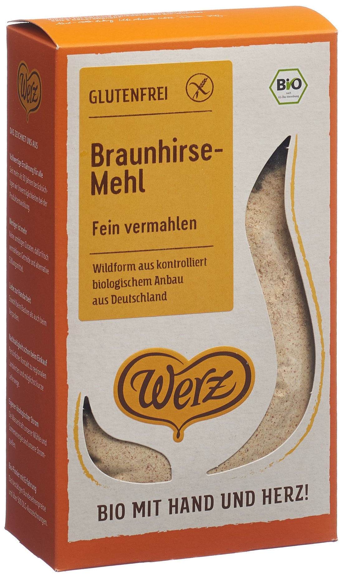 WERZ farine de millet sans gluten bio 500 g