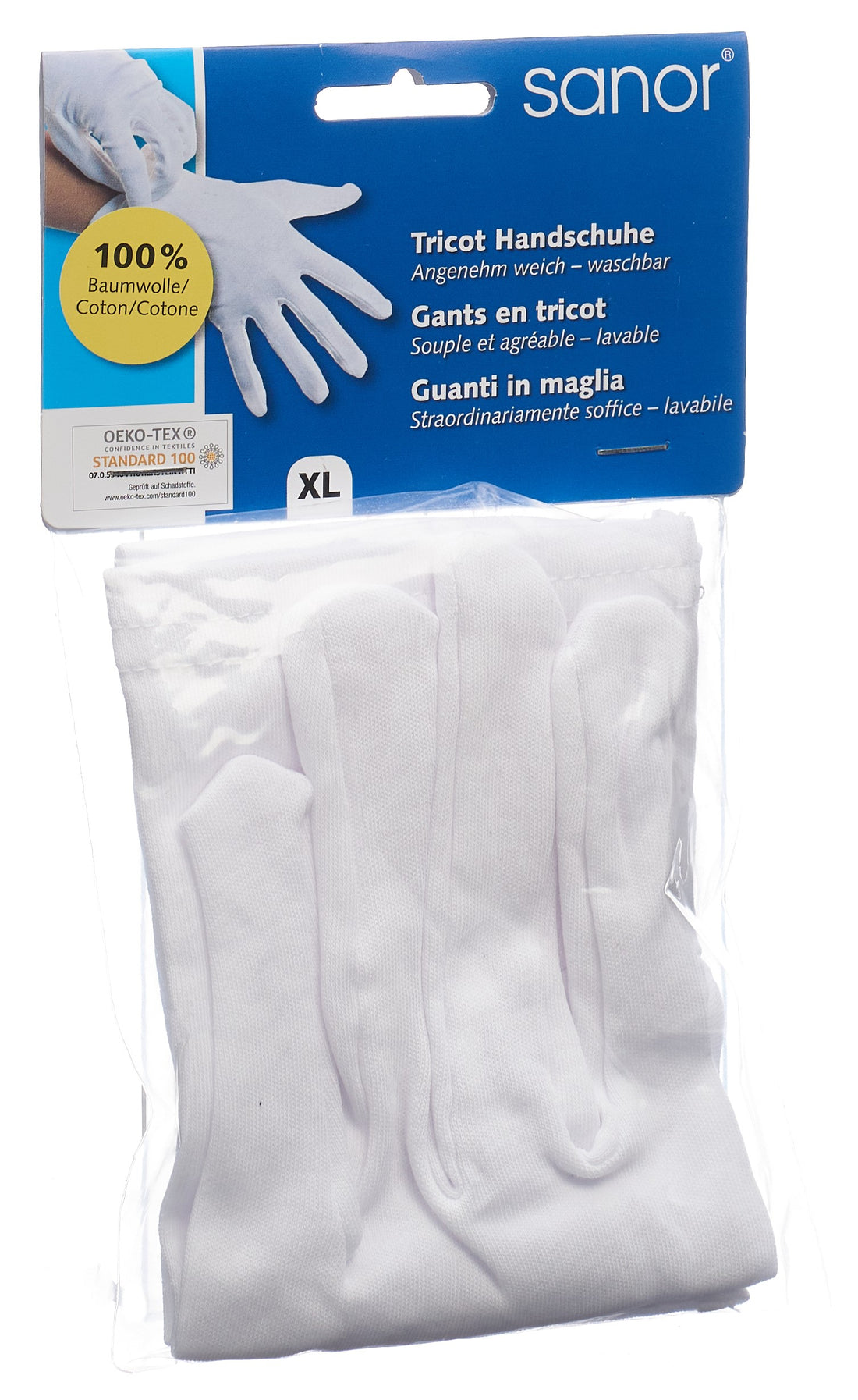 SANOR Gants Tricotés XL Confort &amp; Protection | 1 Paire