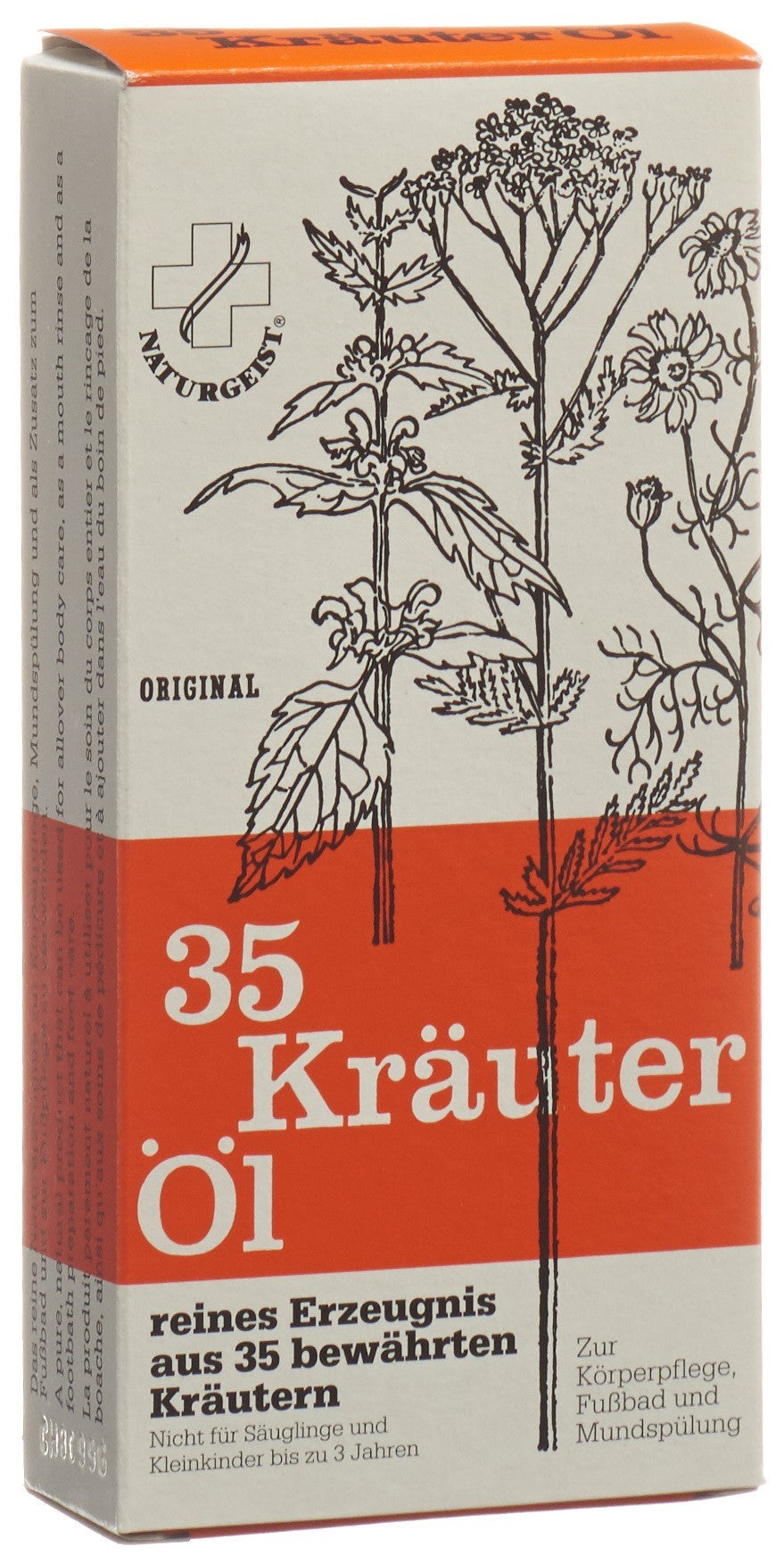 NATURGEIST Huile 35 Herbes Bien-être | Flacon 80 ml