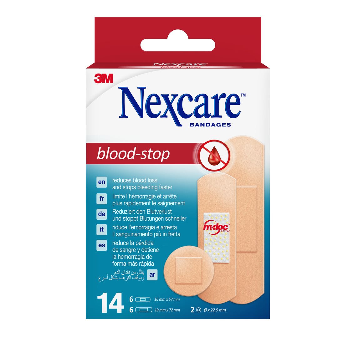3M NEXCARE pansements Blood-Stop ass 14 pce