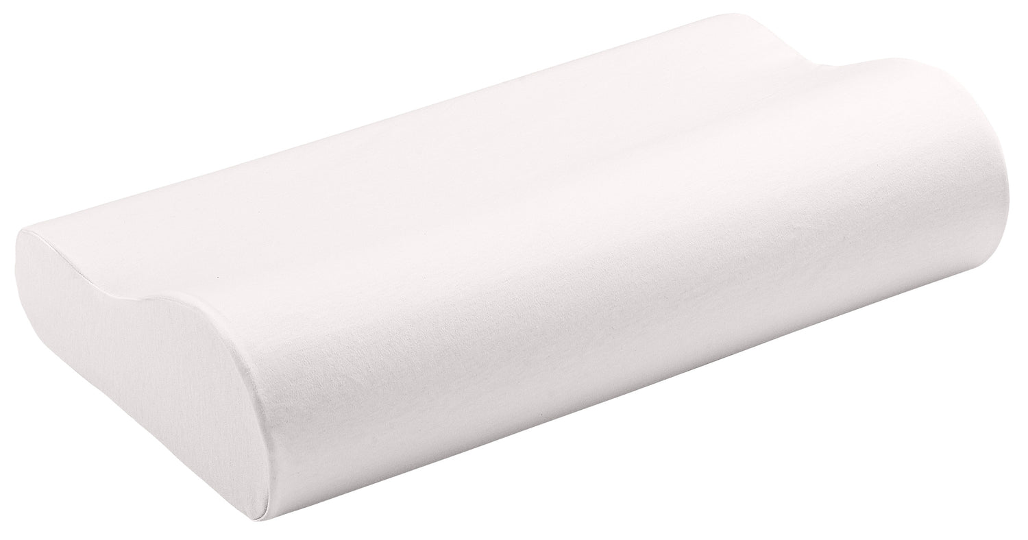 ELSA Oreiller Coton Blanc 50x11cm Confort &amp; Soutien | Médical