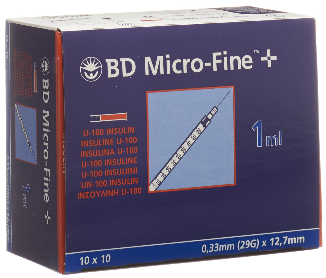 BD Micro-Fine+ Seringues U100 1 ml | Précision &amp; Confort
