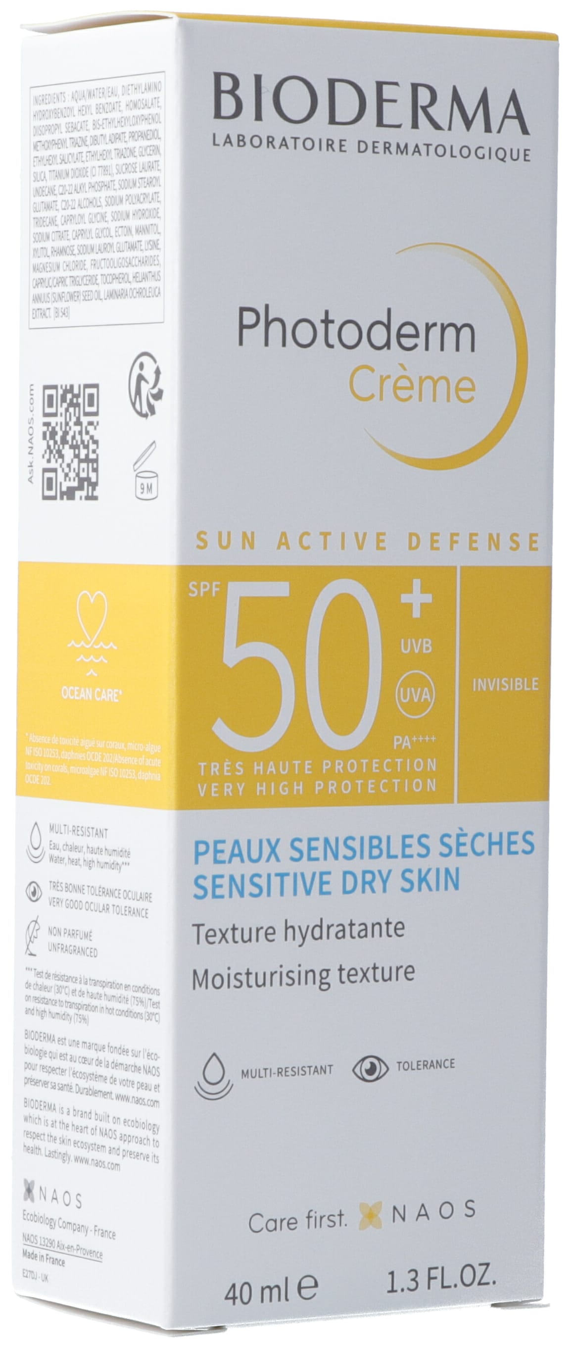 BIODERMA Photoderm Crème Solaire Haute Protection SPF50+ 40 ml