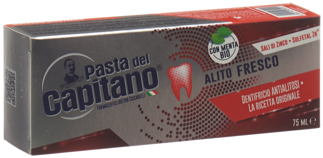 Pasta del Capitano Bain de Bouche Antibactérien Haleine Fraîche 75 ml