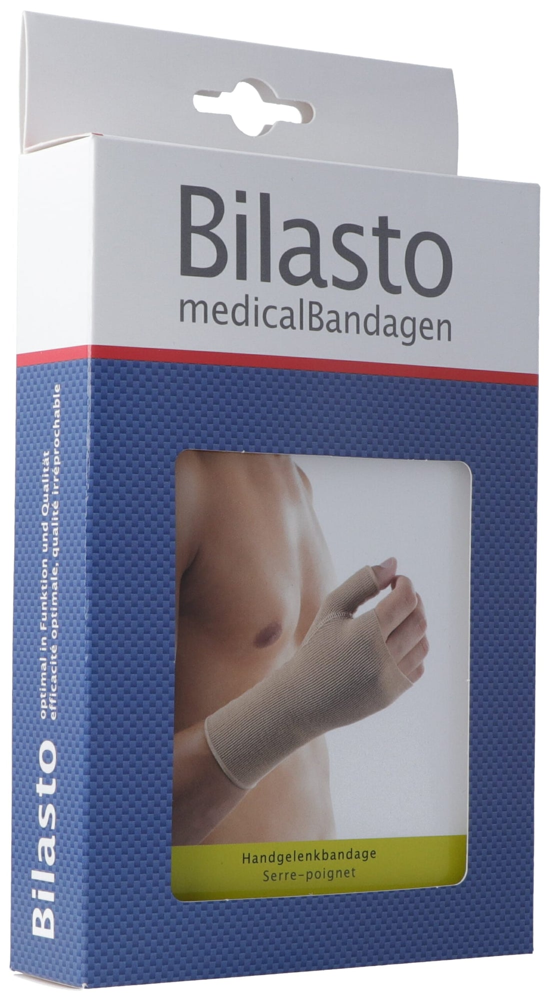 BILASTO Orthèse Poignet L Beige Confort &amp; Soutien | Bandage Demi-Pouce