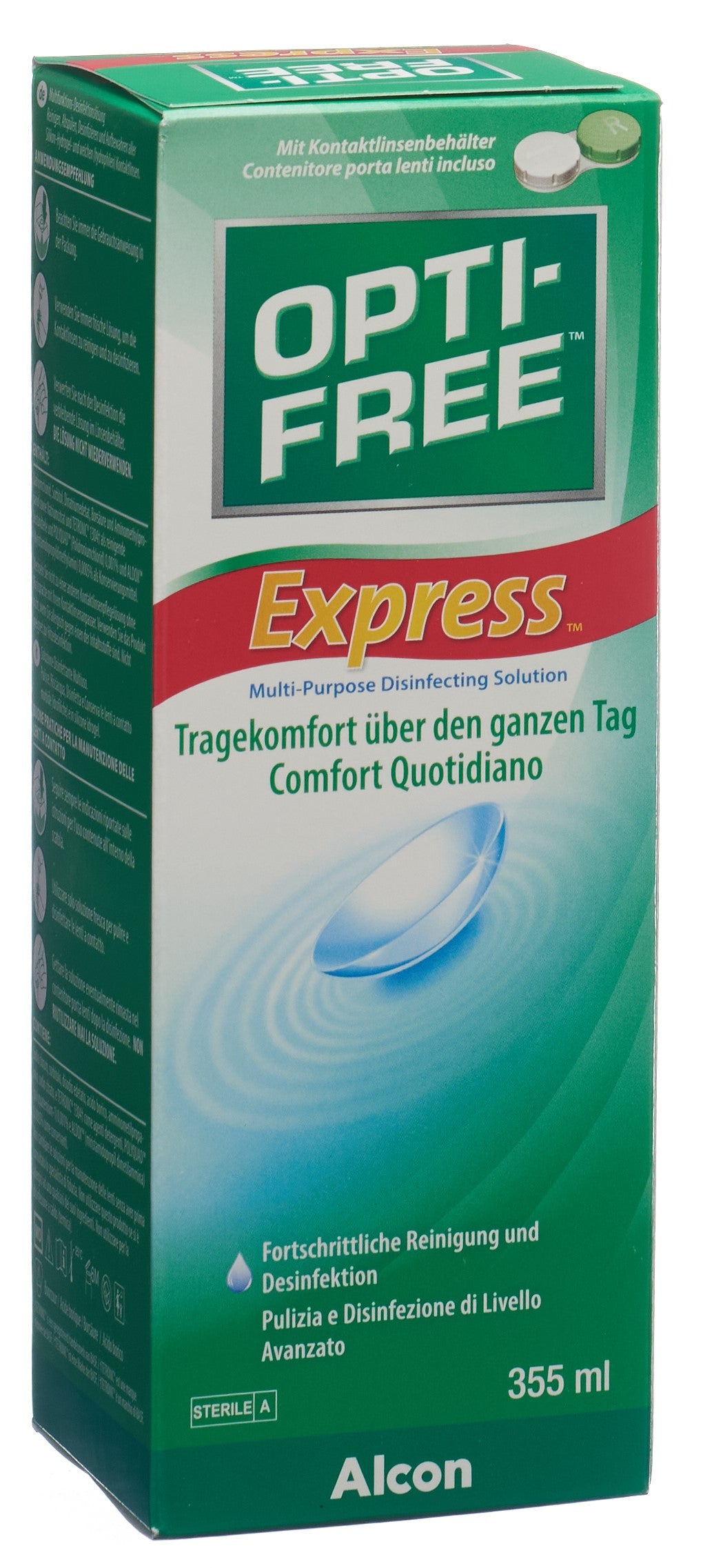 Opti-Free Express Solution Sans Frotter 355 ml | Confort &amp; Nettoyage