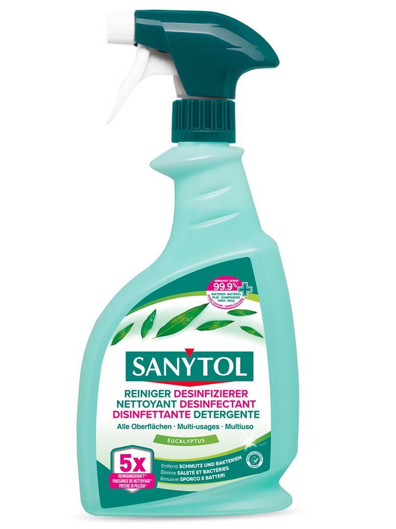 SANYTOL Nettoyant Désinfectant Multi-usages 750 ml | Assainit