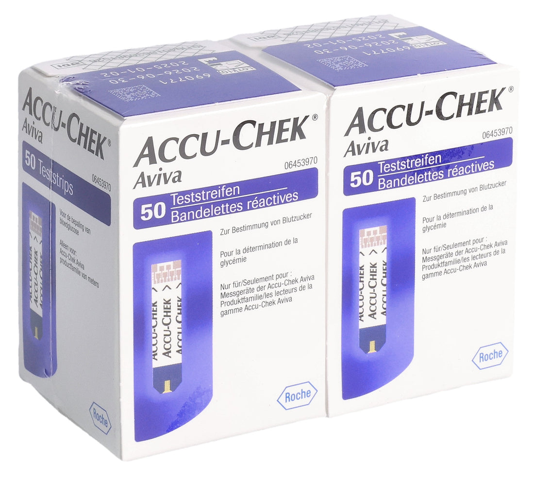 ACCU-CHEK (IP-APS) Aviva bandelettes 2 x 50 pce