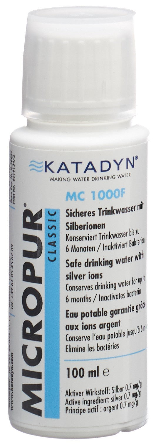 Micropur Classic MC 1000F Purification Eau | Liquide 100 ml
