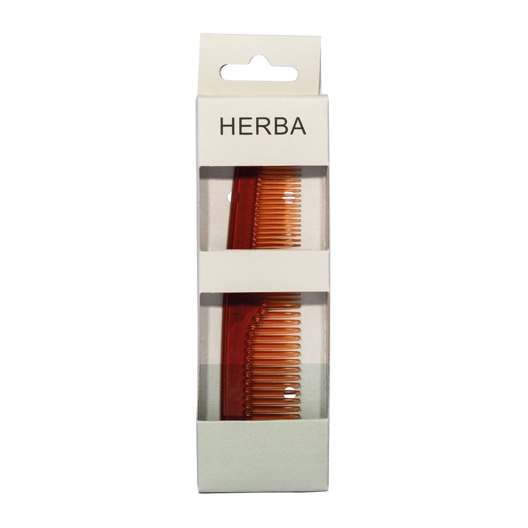 HERBA Peigne de Poche Bois Naturel Soin Cheveux | Fait Main