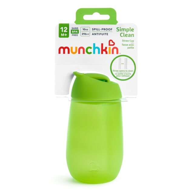 Munchkin Simple Clean gourde paille 296 ml facile à nettoyer | Bébé