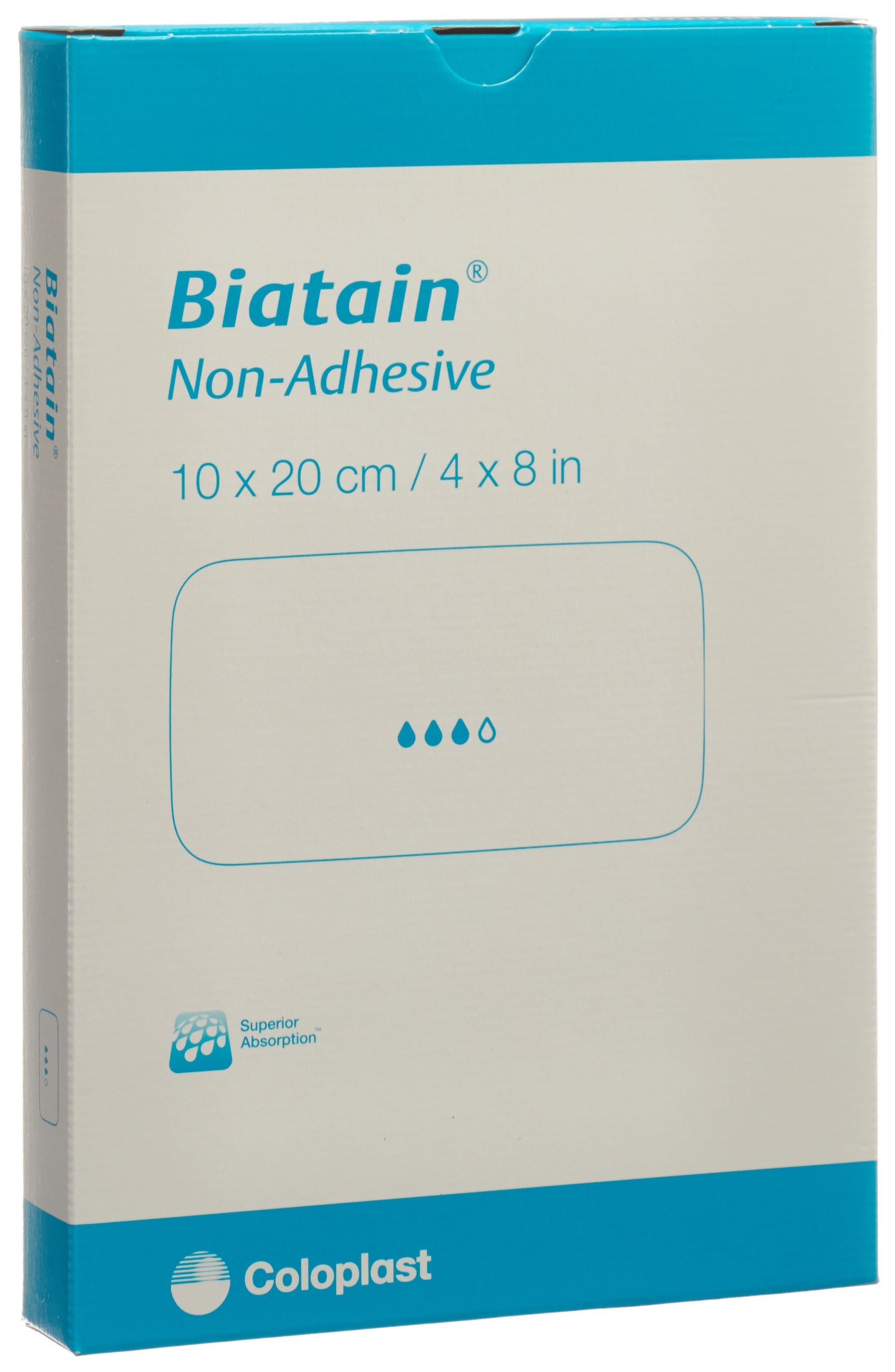 Biatain Non-Adhesive Pansement Hydrocolloïde 10 x 20 cm 5 pièces