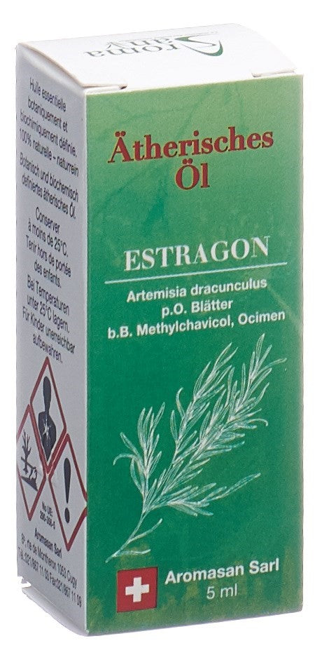 AROMASAN Huile Essentielle Estragon 5 ml | Bien-être Digestif