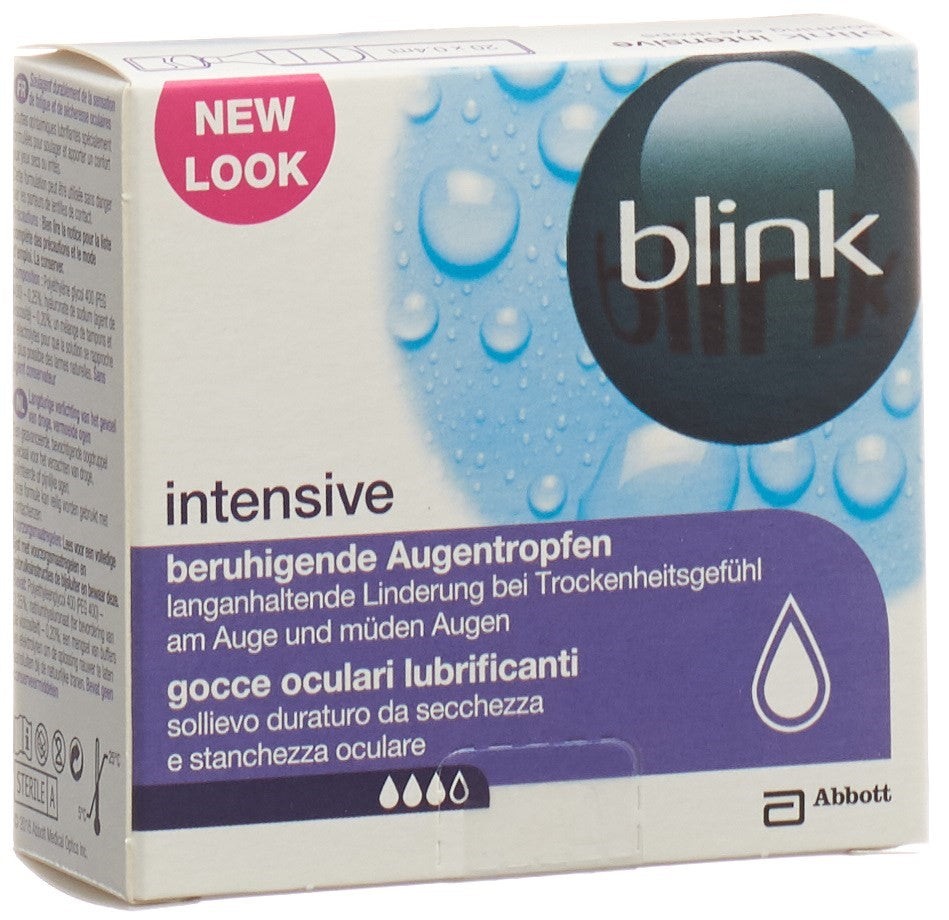 BLINK Intensive Tears UD 20 x 0.4 ml | Larmes artificielles hydratantes