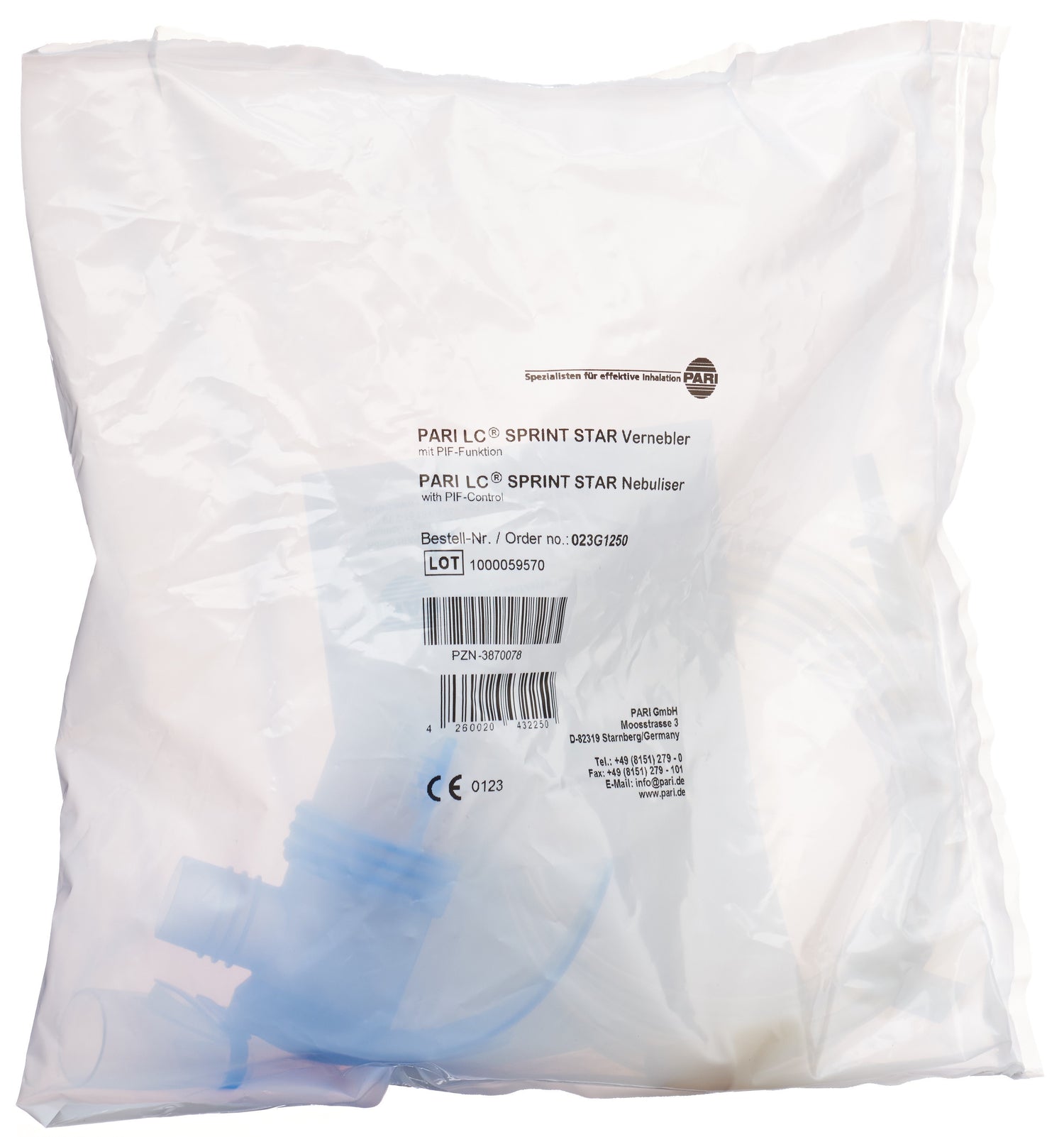 PARI LC SPRINT STAR Nébuliseur pour Asthme | Rapide &amp; Efficace