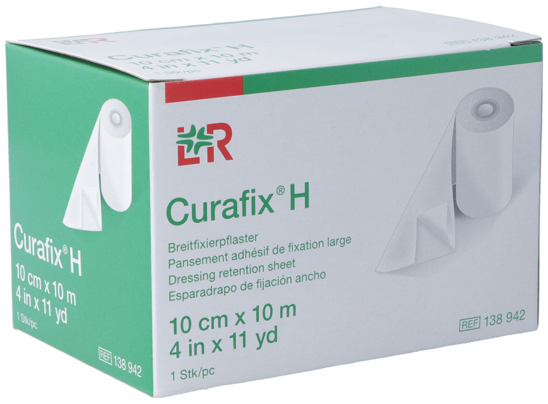 CURAFIX Sparadrap Médical 10 cm x 10 m Rouleau Fixation Douce