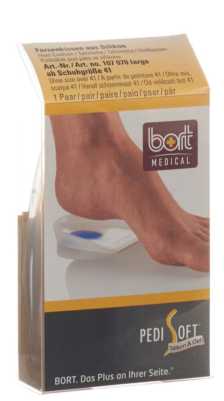 BORT PEDISOFT Talonnettes L +41 avec Softspot 2 Pièces | Confort &amp; Soutien
