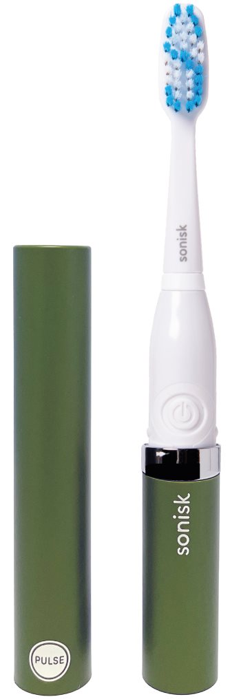 SONISK Brosse à Dents Sonique Vert Olive - Blancheur &amp; Soin | Électrique