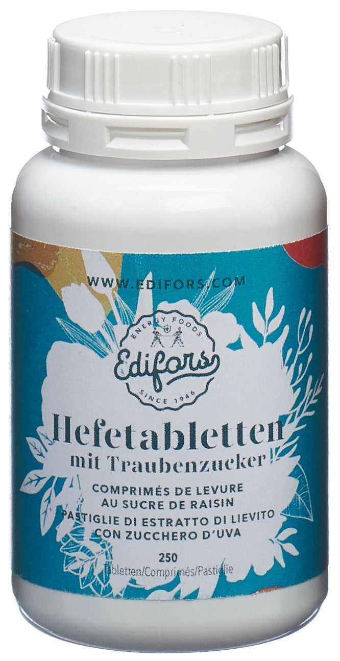 EDIFORS Levure de bière 250 comprimés | Bien-être digestif