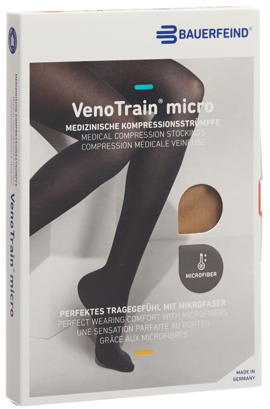 Bauerfeind GenuTrain S Pro Genouillère Compression CCL2 L Noir 1 Paire