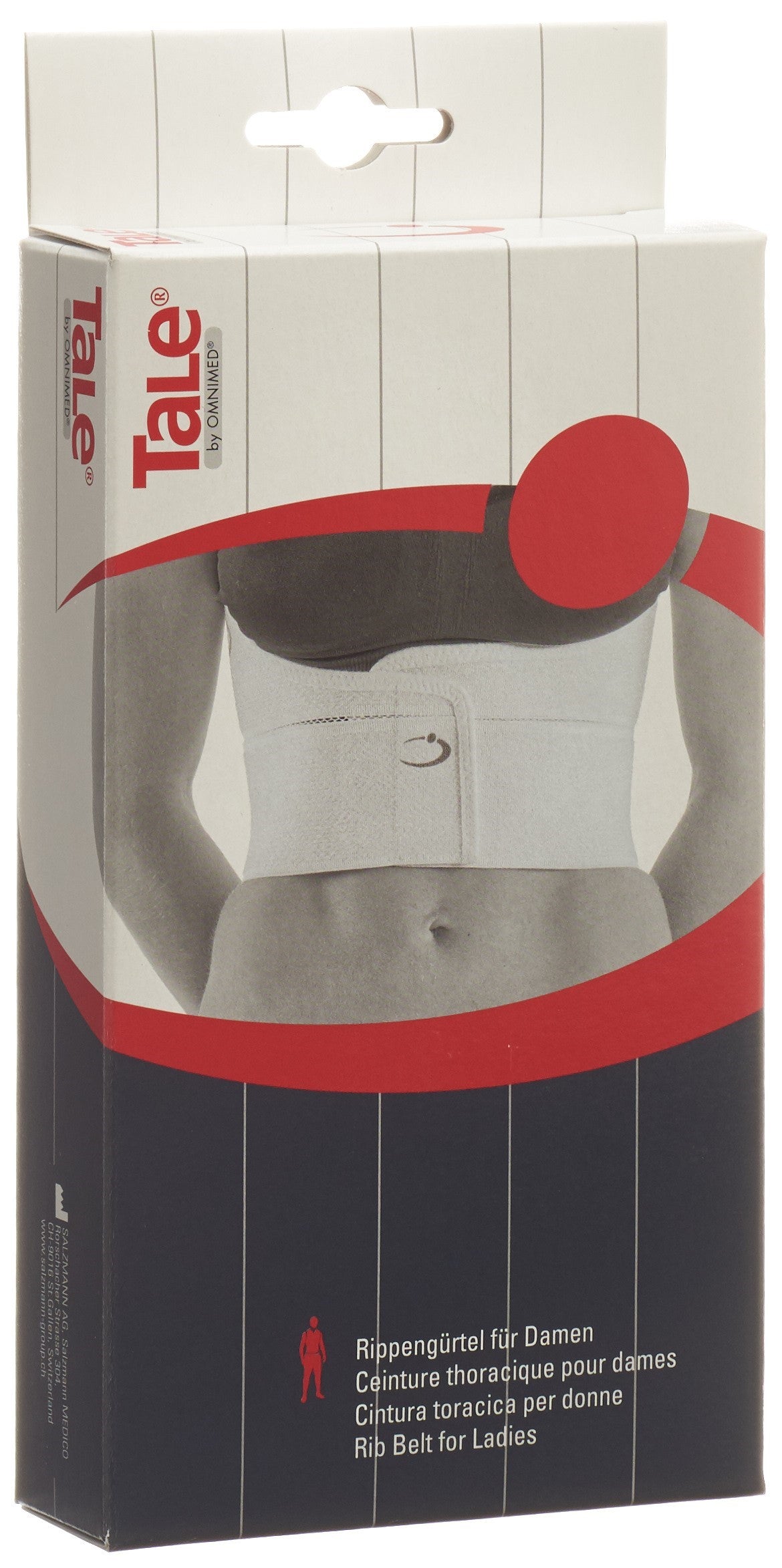 TALE Bandage Thoracique Rembourré 15cm Dames Blanc Confort | Soin Médical