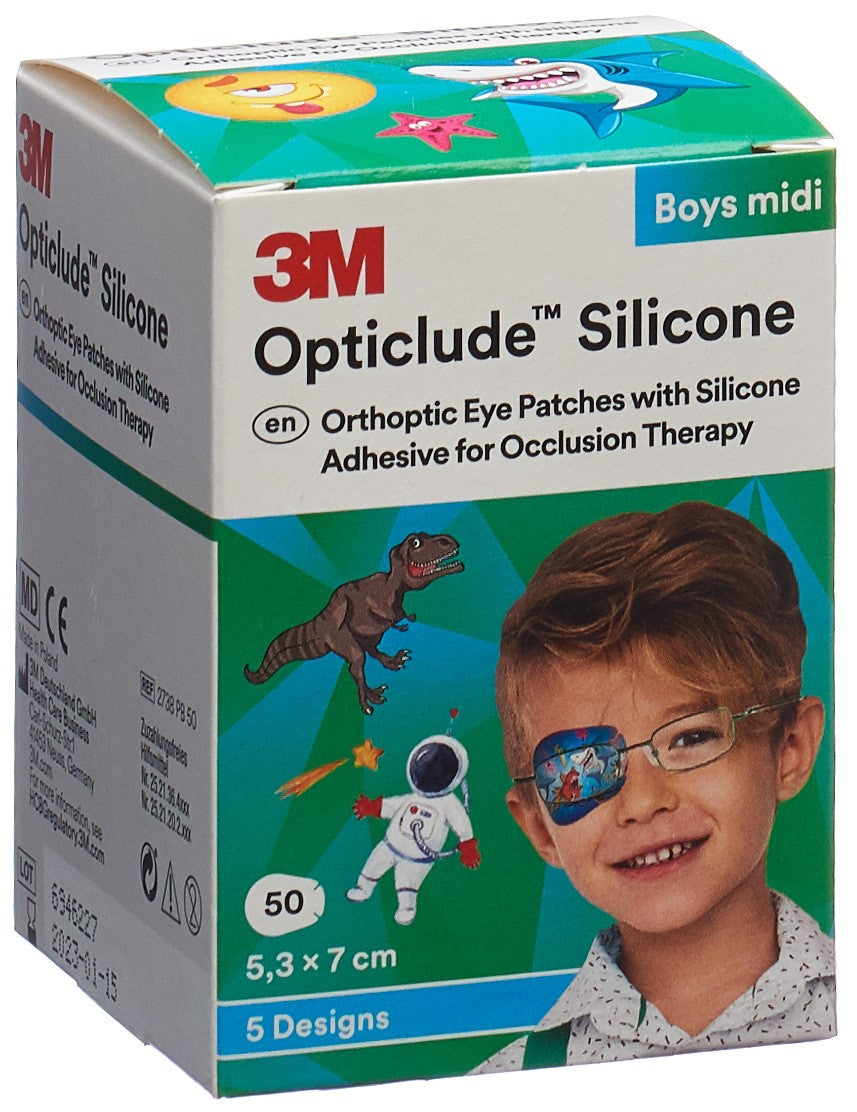 3M OPTICLUDE Sil pansem 5.3x7cm midi bo (n) 50 pce