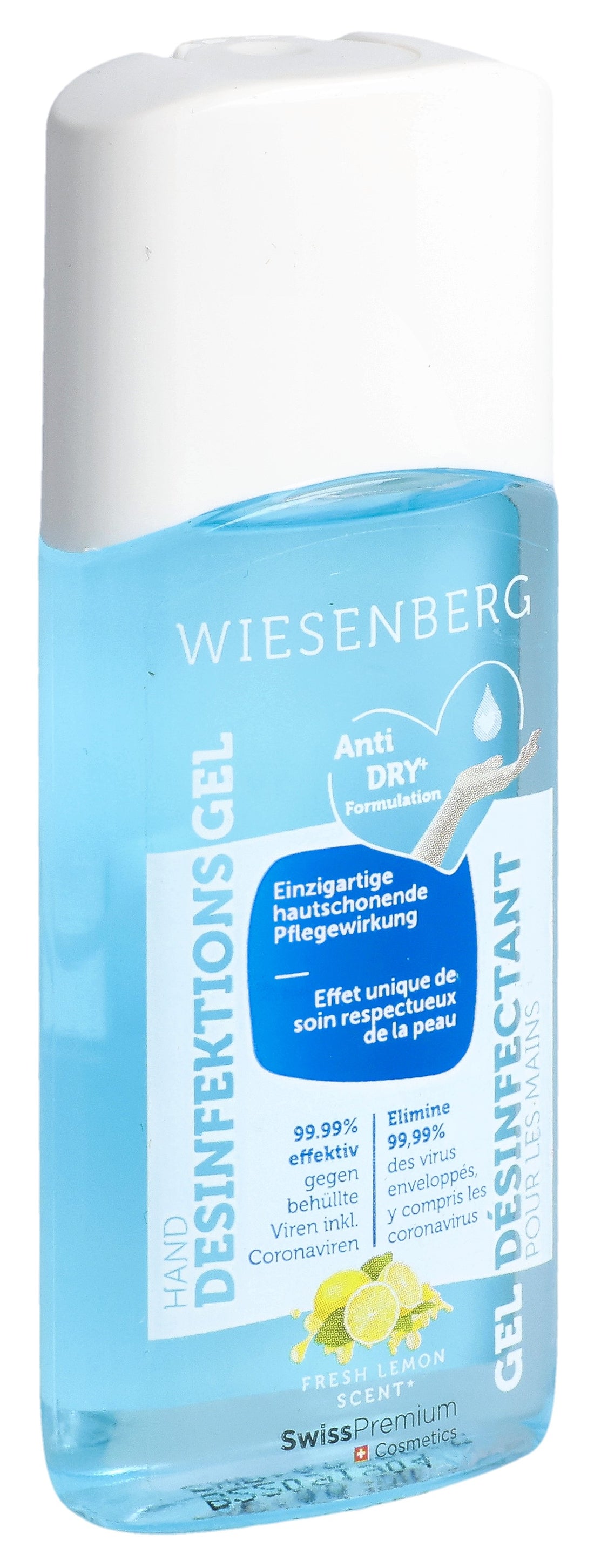 WIESENBERG Gel désinf mains Fresh Lemon 50 ml