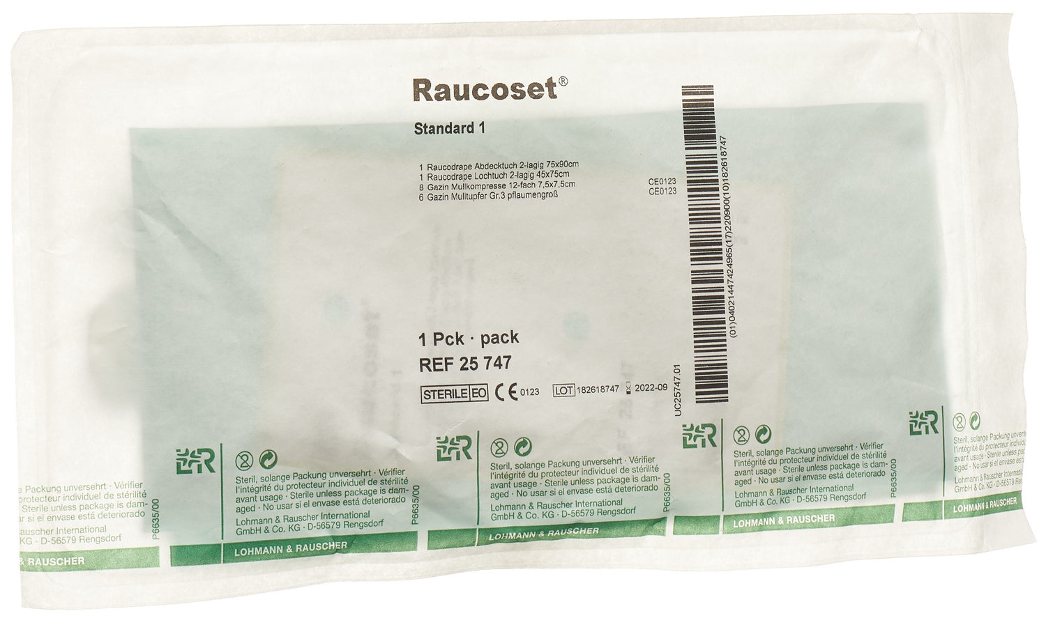 RAUCOSET Set Pansement Standard Stérile | Soin Essentiel