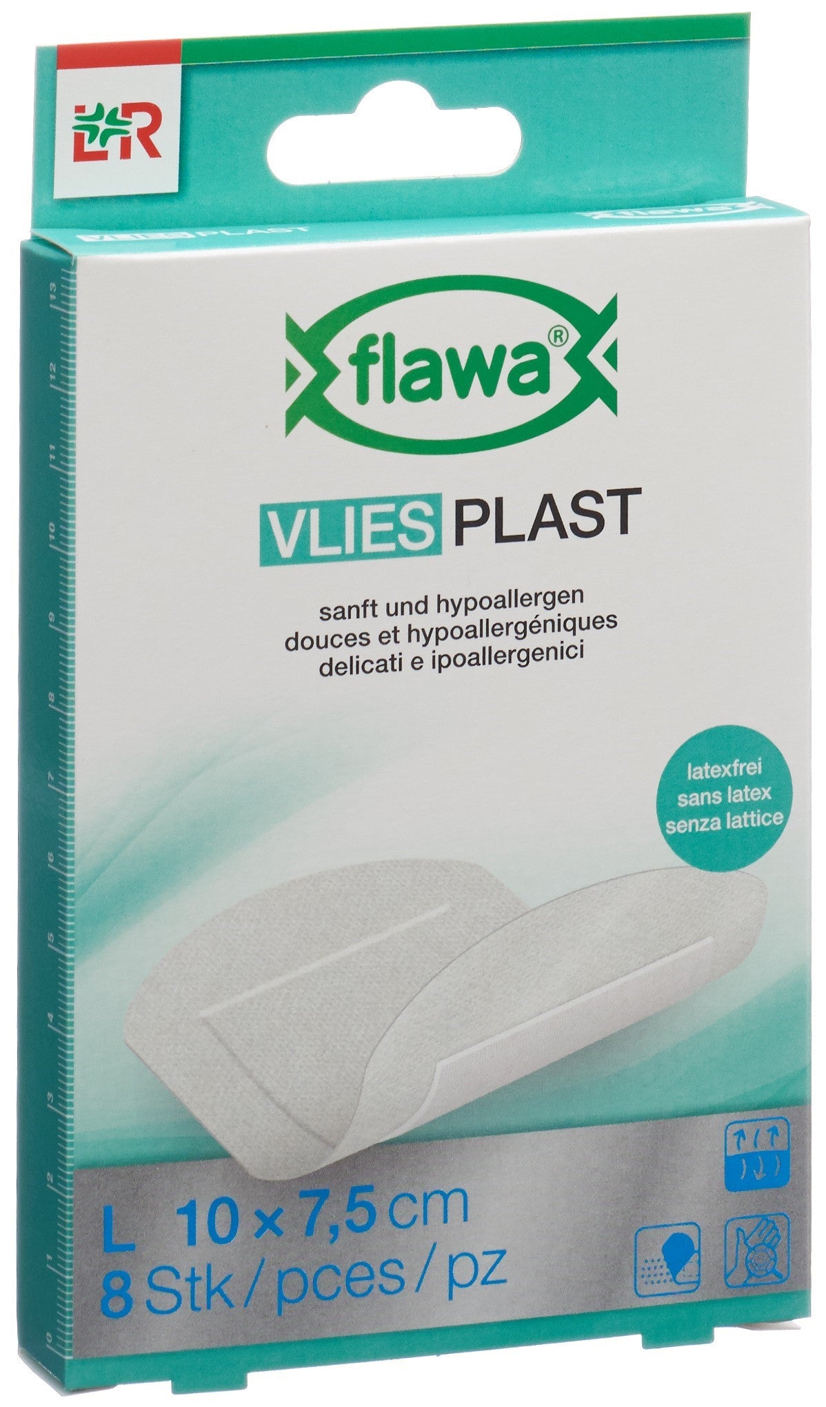 FLAWA Pansement Vlies Plast 7.5x10cm 8 pièces | Soin des plaies