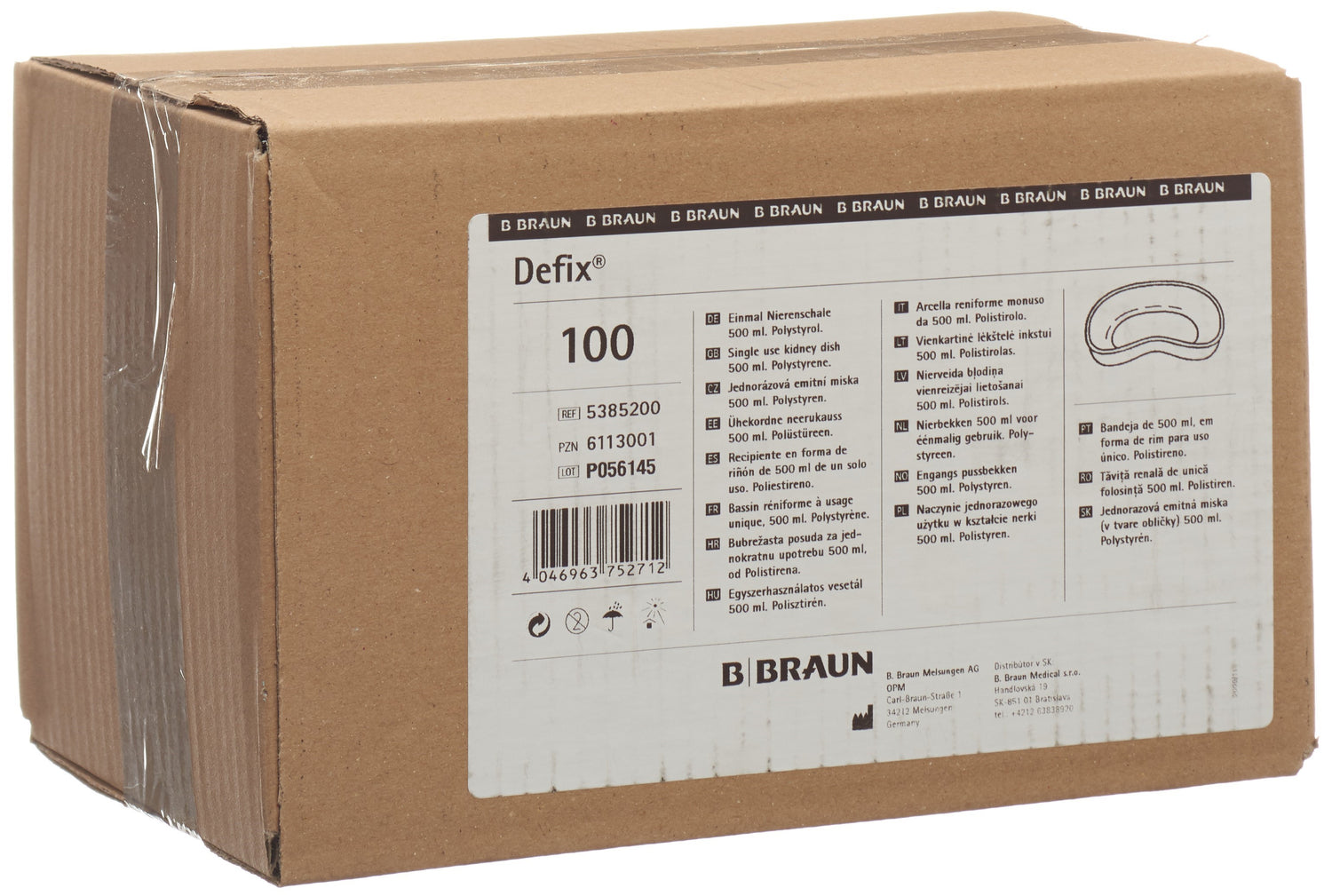DEFIX Bassin Réforme 100 Pièces | Dispositif Médical Essentiel