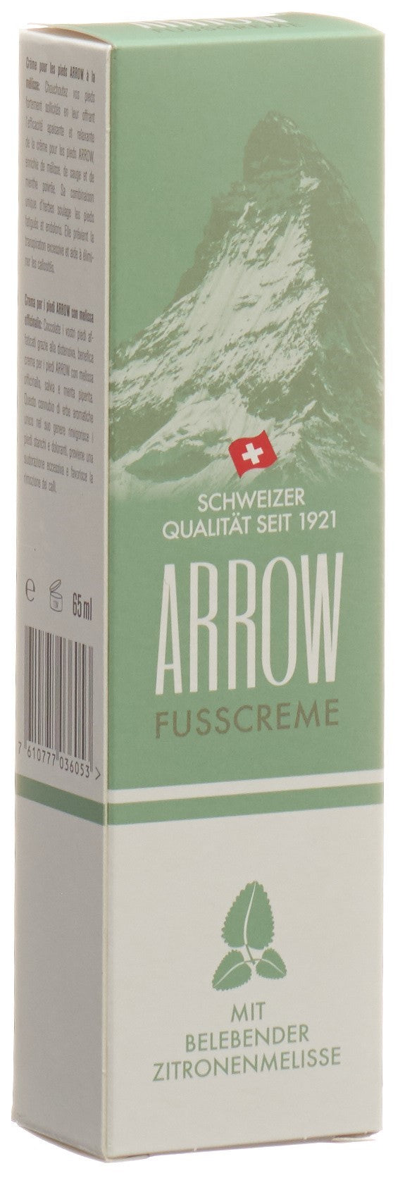 ARROW Crème Pieds Mélisse Apaisante 65 ml