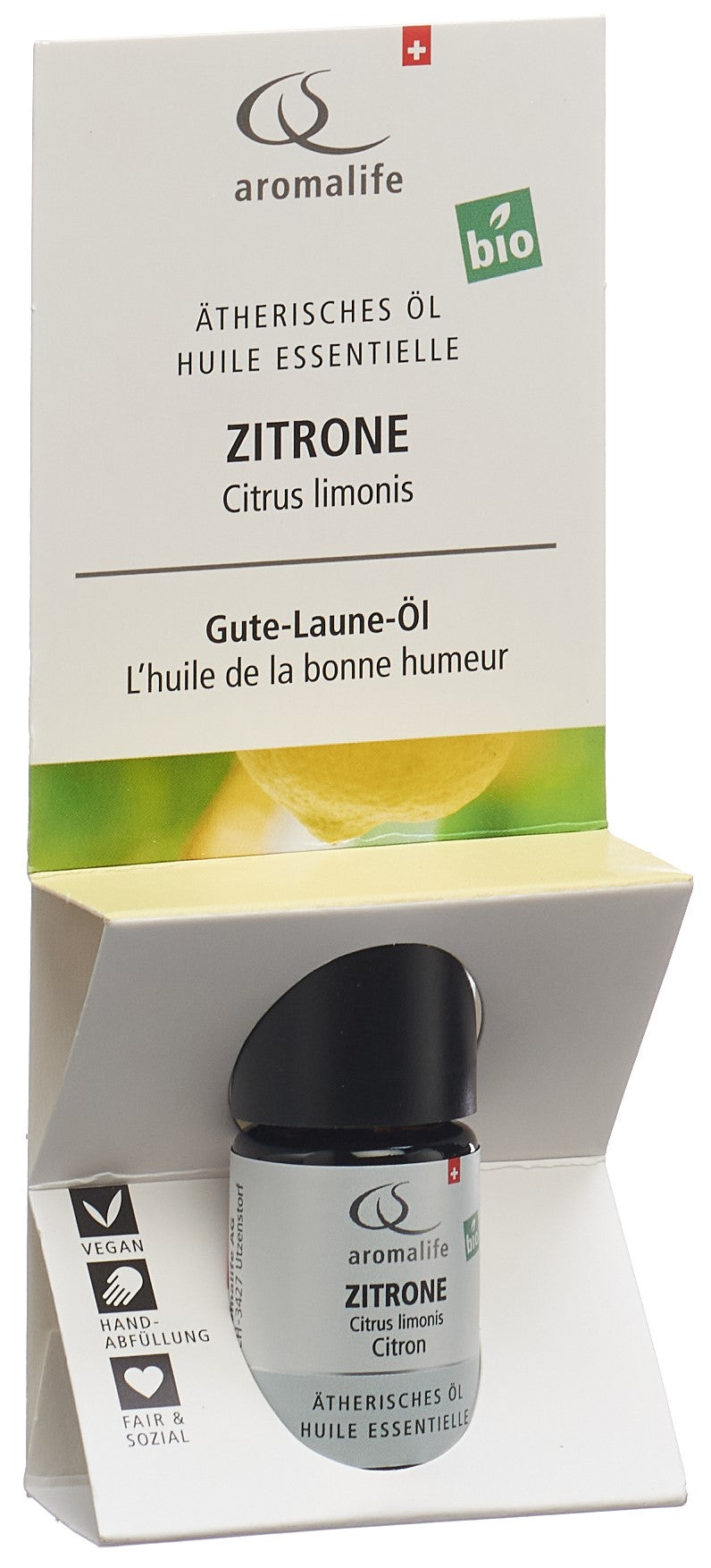 AROMALIFE Huile Essentielle Citron BIO - Purifiante | Flacon 5 ml