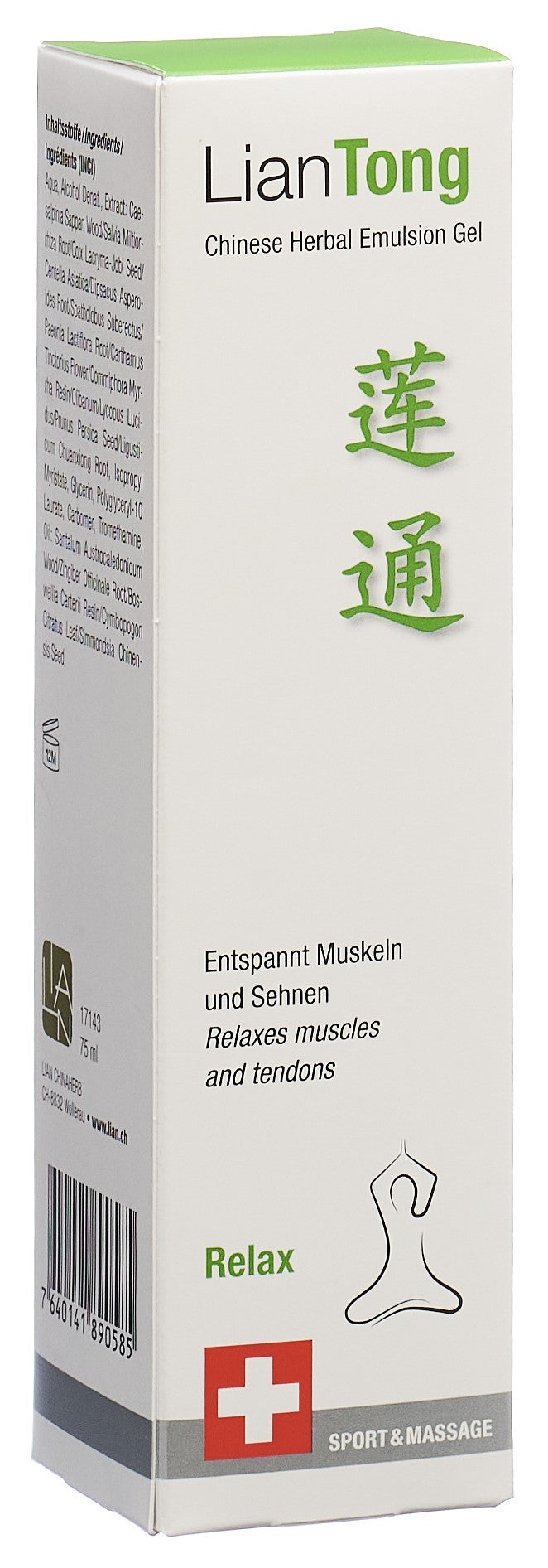 LIANTONG Gel Émulsion Relaxante 75 ml | Soin Apaisant