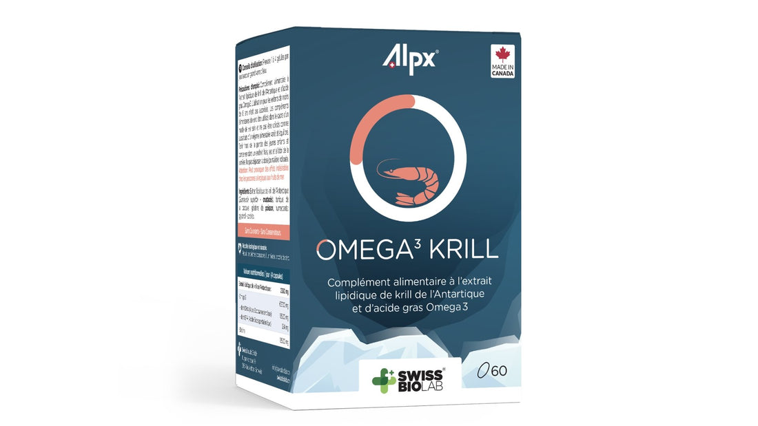 ALPX Omega 3 Krill Huile Marine Bienfaits Cardiovasculaires | 60 gélules