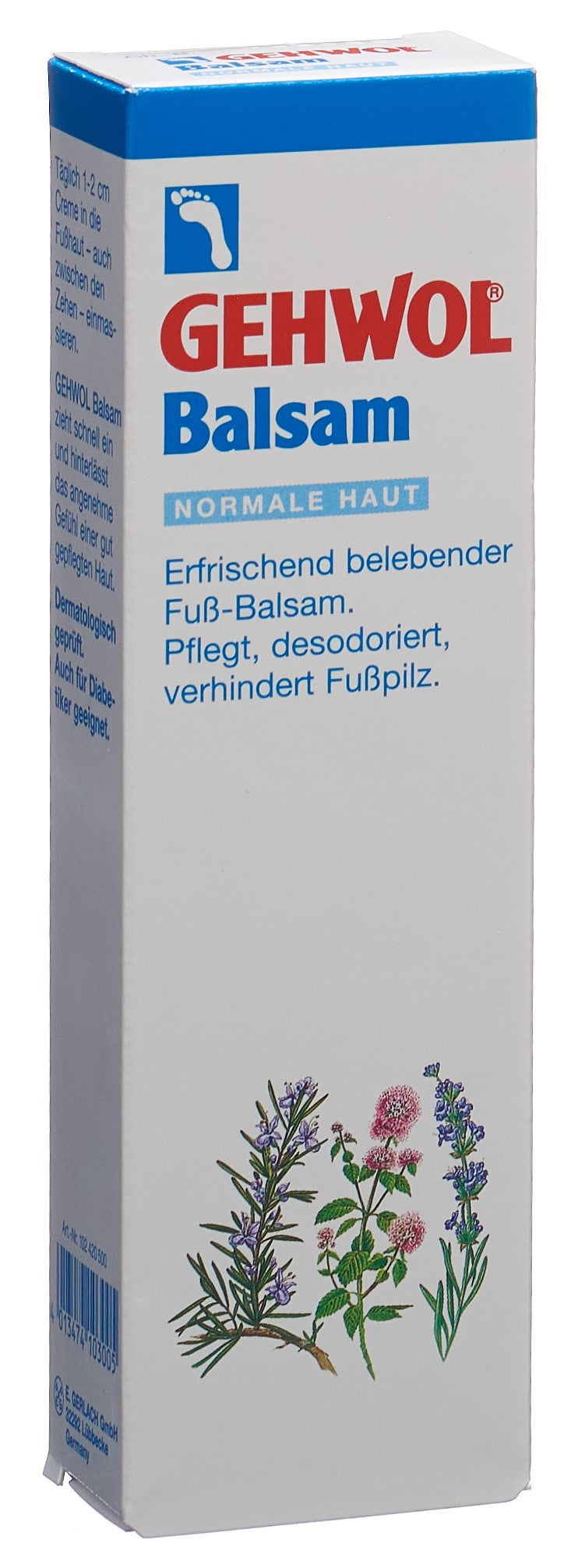 GEHWOL Baume Pieds Soin Peau Normale 75 ml