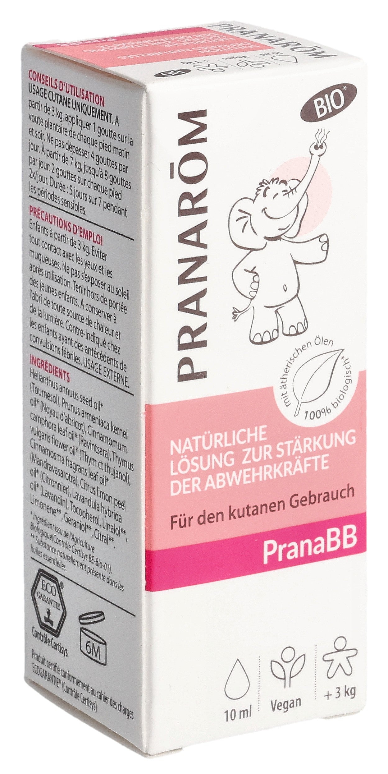 PRANAROM PranaBB Solu. Défenses Naturelles Bio 10 ml | Soutien Immunitaire