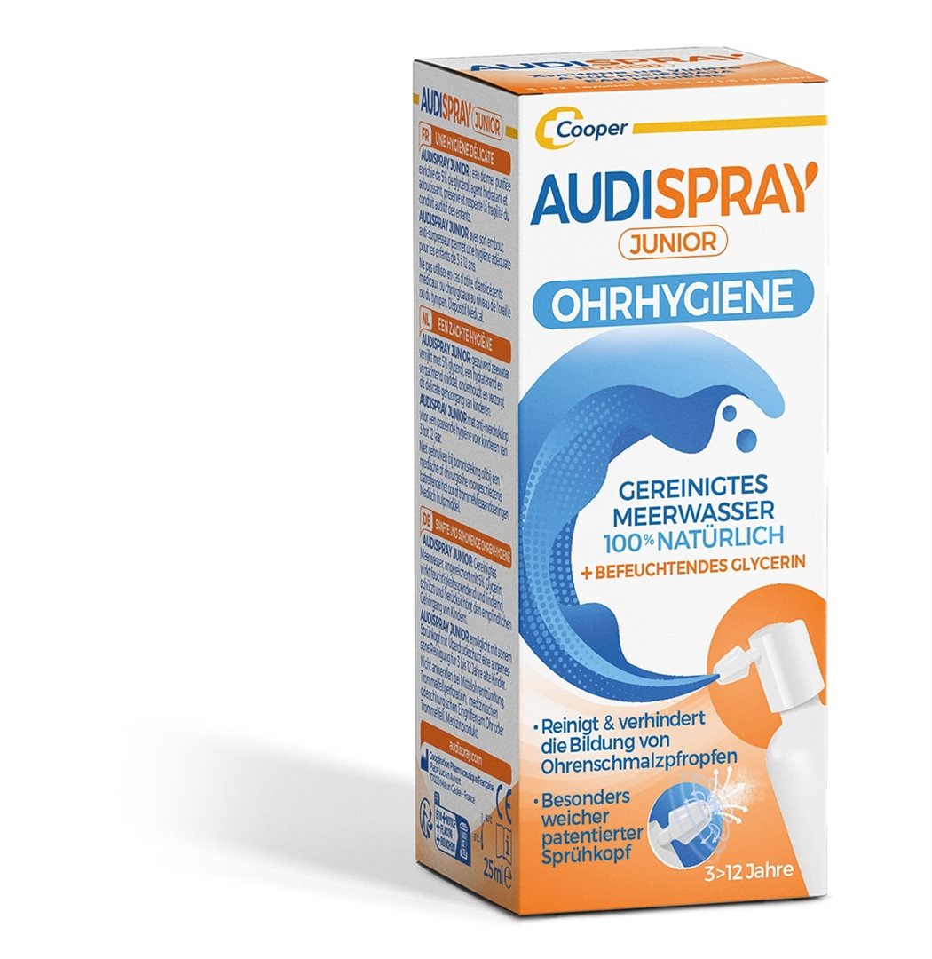 Audispray Junior Hygiène Oreilles Bébé &amp; Enfant | Spray 25 ml