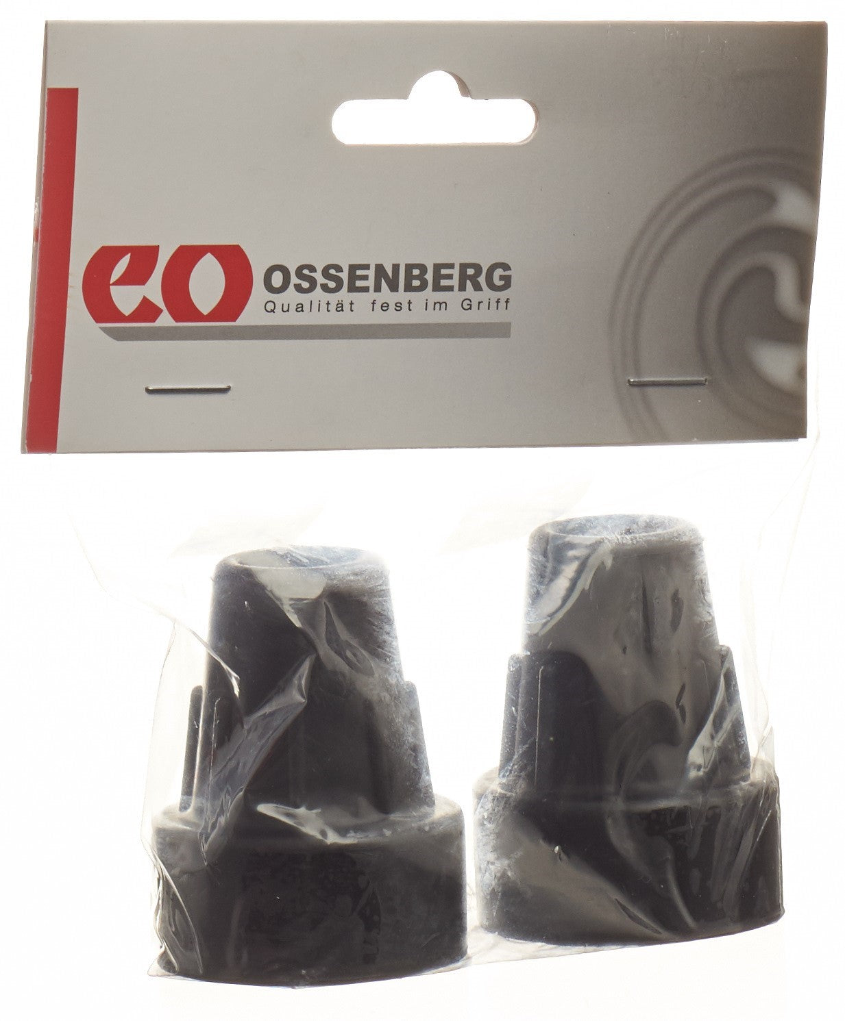 OSSENBERG Embout pour Béquilles 16mm Noir Anti-Choc | 1 Paire