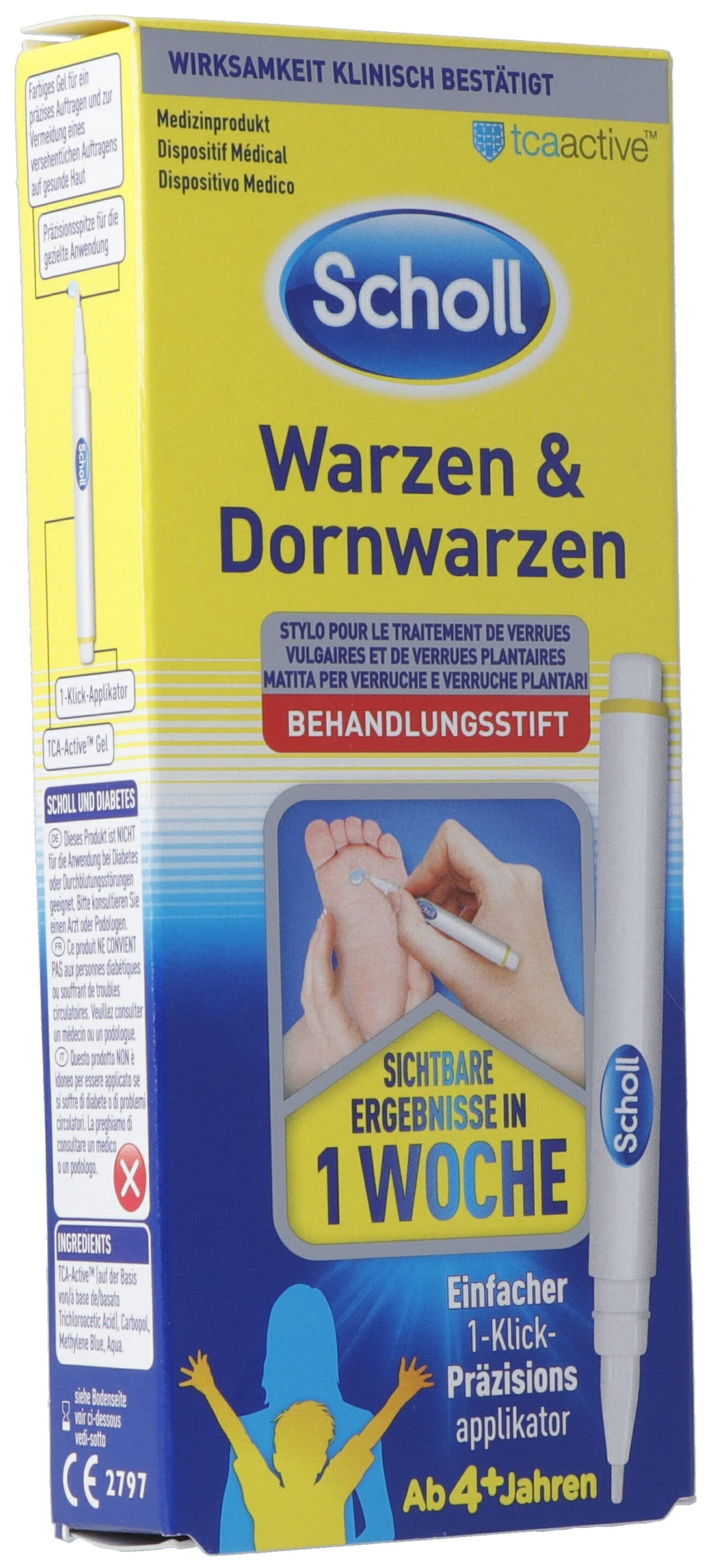Scholl Stylo Traitement Verrues Vulgarités | 2 g