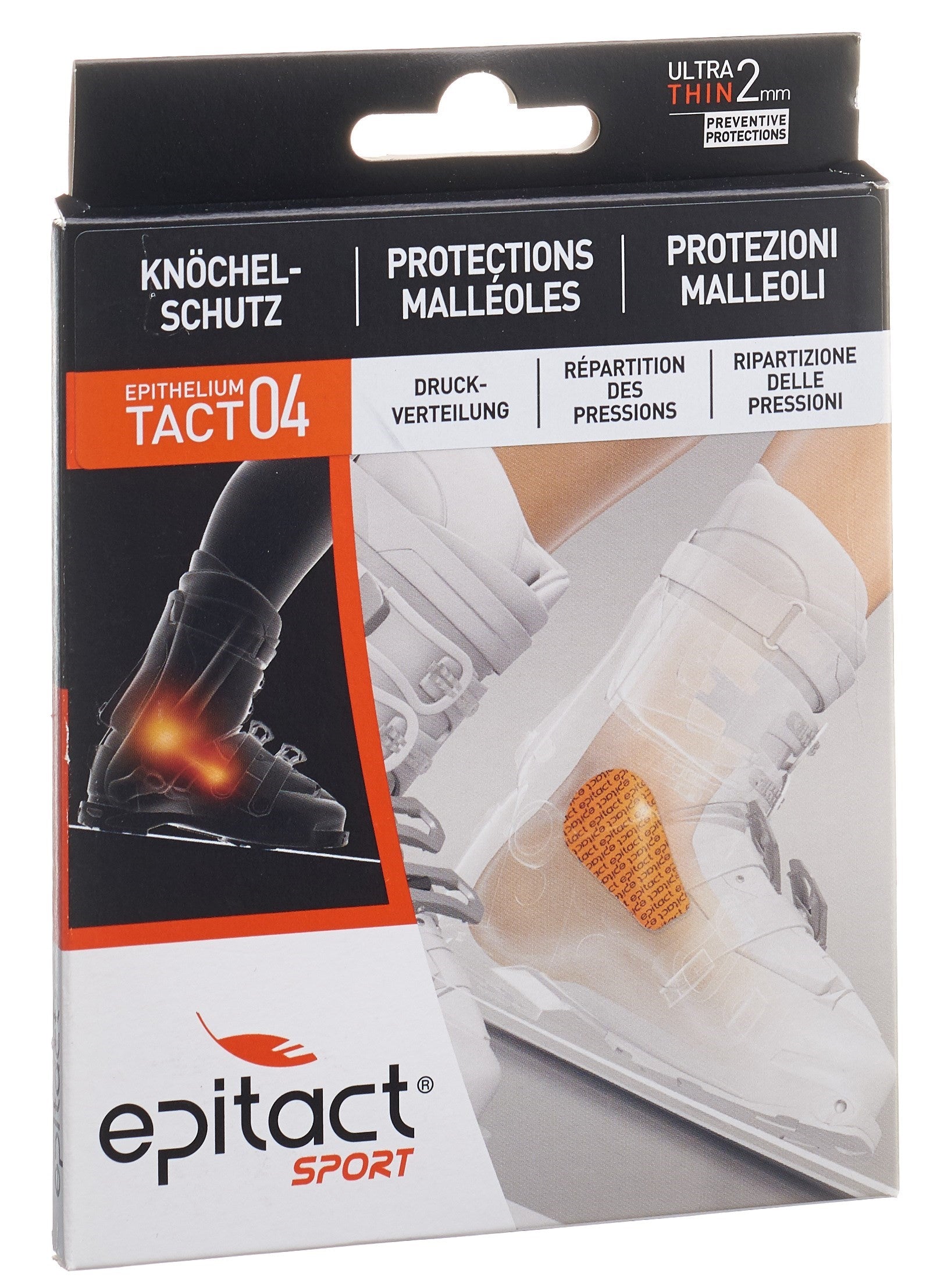 EPITACT SPORT Protections Chevilles Soulagement Douleur | 2 Pièces