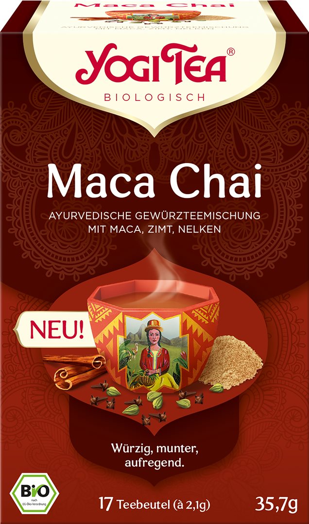 YOGI TEA Maca Chai 17 sach 2 g