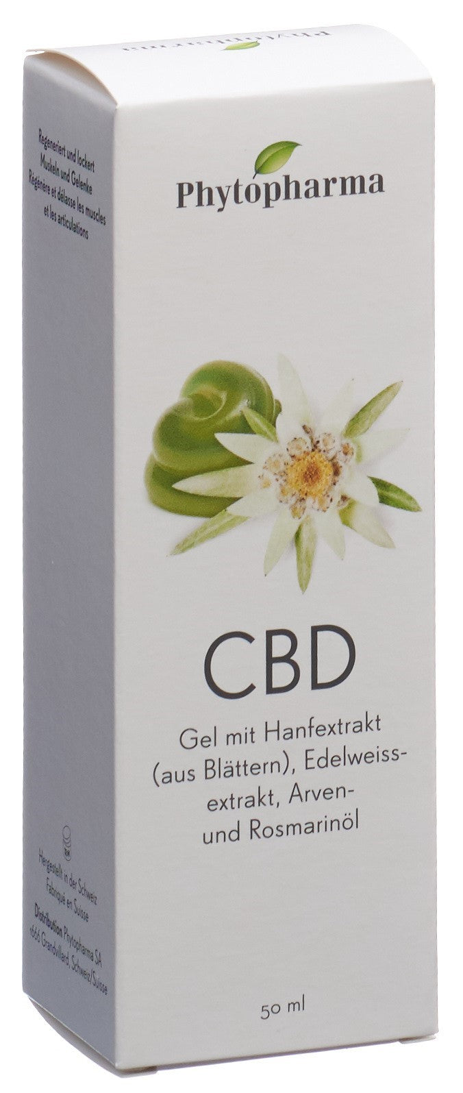 PHYTOPHARMA Gel CBD Apaisant Soulagement Douleurs | 50 ml