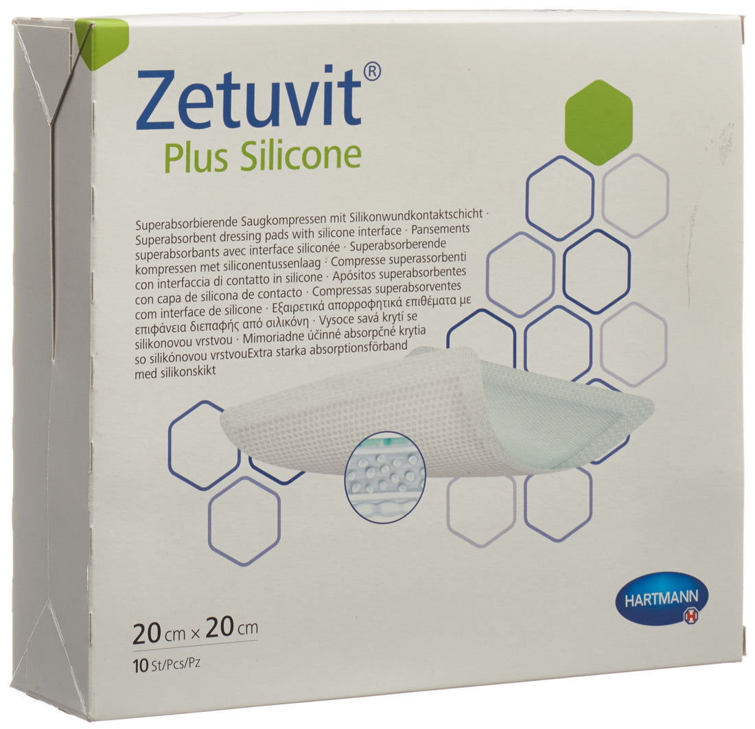 ZETUVIT Plus Silicone 20x20cm (