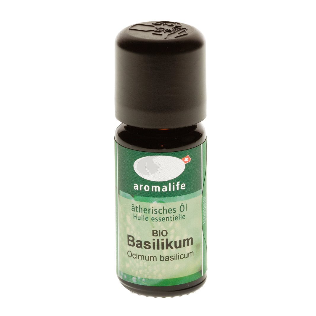 AROMALIFE Huile Essentielle Basilic Bio 10 ml | Puissante &amp; Naturelle